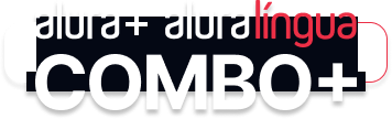 O combo mais é uma junção do Alura+ e o Alura Língua
